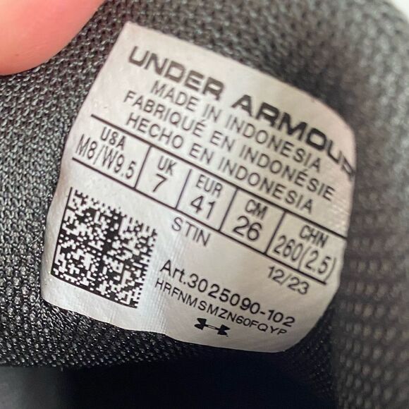 Under Armour Unisex UA 3Z6 Basketball Jet Gray/Black/Metallic Gold - 3025090-102 - Picture 6 of 6